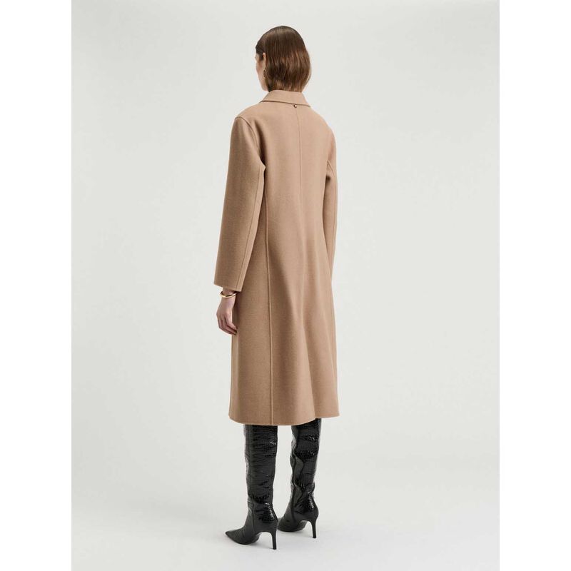 Veronika Maine Double Faced Wool Long Coat image number 1